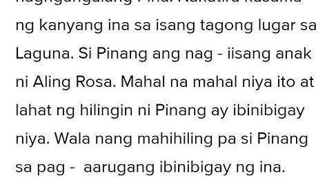 Alamat NG Pinya