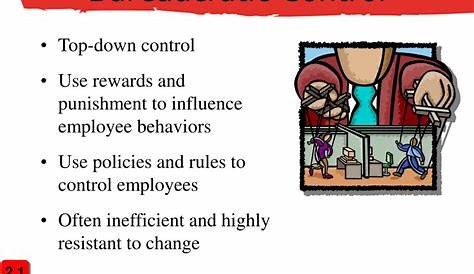 Bureaucratic Control Definition Leadership презентация онлайн