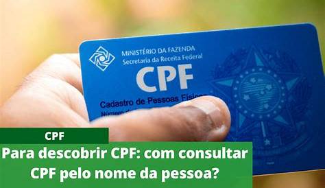 Consultar CPF Pelo Nome e Data de Nascimento