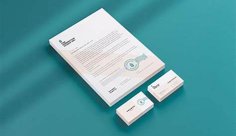 Stationery Letterhead, Business Cards & Inbox PSD Mockup - PSD Mockups