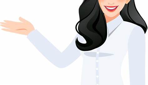 Business Woman Work Clipart Woman Typing On Computer Cartoon Png Images
