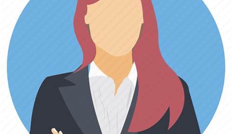Business woman Icon - Download in Flat Style