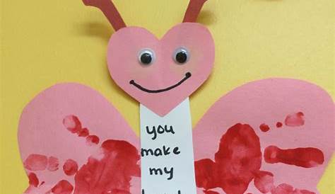 Butterfly Valentine Card Craft For Kids For Kids