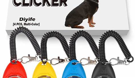 Dog Training Clicker with Wrist Strap Pet Training Clicker Set, Pet