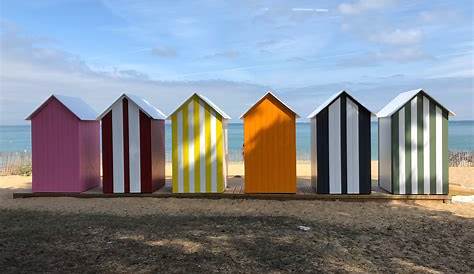 Cabines de plage, La Brée-les-Bains, Île d'Oléron-France | Cabine de