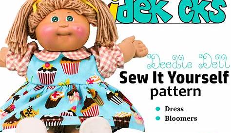 Uncut 16 Inch Vintage Sewing Pattern Cabbage Patch Kids Etsy