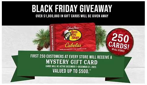 Cabela's Black Friday Flyer November 22 to December 1, 2021