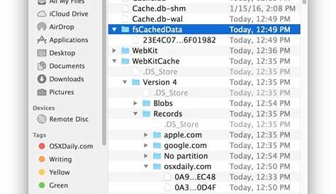Cache Files Mac Os X How To Find And Remove From The 'Other' Storage