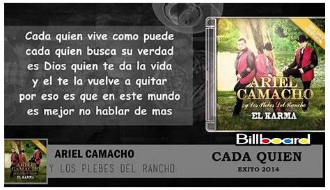 "Cada quien" -Ariel Camacho R.I.P you will be greatly missed | Banda