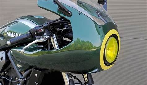 Universal motorcycle 7" Cafe Racer Headlight Fairing & Screen
