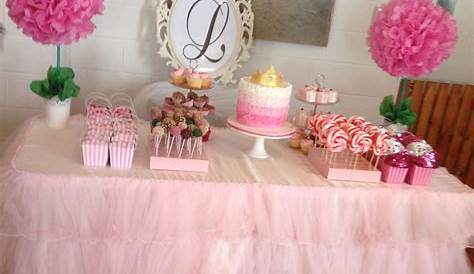 Fabulous Pink and Gold 30th Birthday Party Dessert Table | Styling and