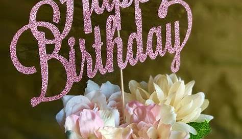 Happy Birthday Cake Topper | SANDRA DILLON DESIGN