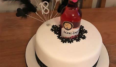 Birthday Cake Wine Bottle - Happy Birthday Marines