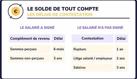 Reçu de solde de tout compte pdf