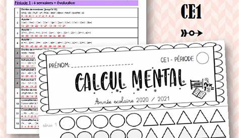 CE1 • Mathématiques • Fichier de calcul mental