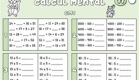 Épinglé par valerie sur apprendre en 2020 | Calcul mental, Calcul