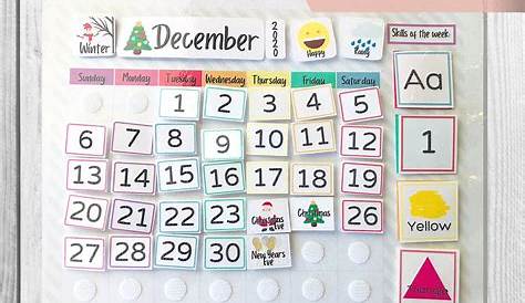 Circle Time Calendar Printable Inclusive Morning Board Etsy