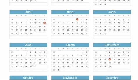 Calendario Escolar Calendario 2020 Mexico Con Dias Festivos Para Imprimir