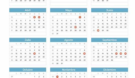 Calendario 2021 Chile Con Feriados Para Imprimir