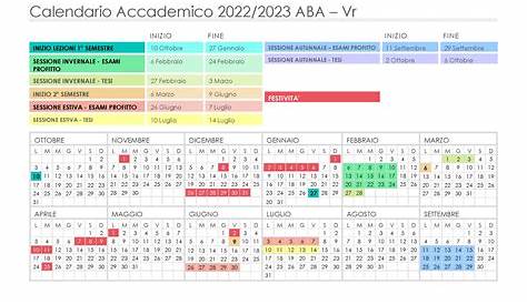 SSML - Ancona | Calendario Accademico