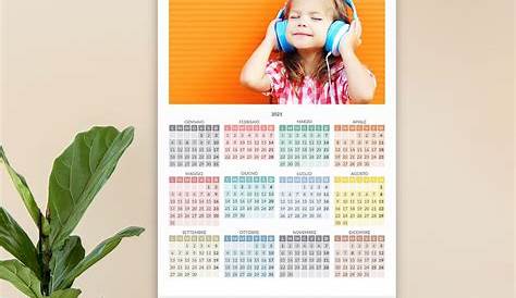 Creare un calendario con Excel, pronto da stampare