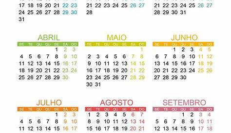 Calendário 2022 para Imprimir → Datas e Feriados em Modelo PDF