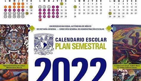Calendario Escolar Unam 2020 Semestral