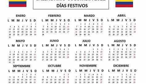 Calendario Colombia 2022: estos son los días festivos del año, puentes