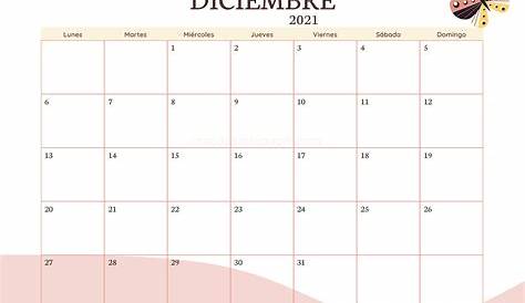 Calendario diciembre 2021 en Word, Excel y PDF - Calendarpedia