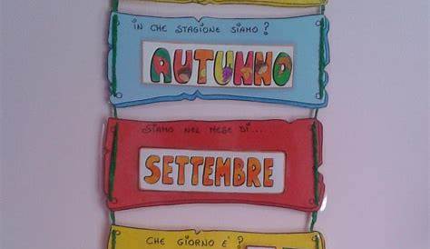 Calendario Infanzia Da Colorare - Immagini Colorare