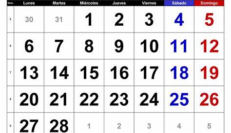Calendario Febrero 2023 de España en español ☑️ Calendario.Gratis