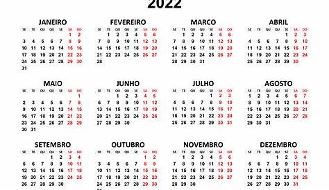 Calendarios 2022 Para Imprimir - 2022 Spain