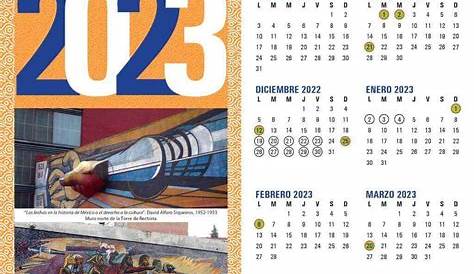 SI, somos UNAM - Calendario escolar anual 2023