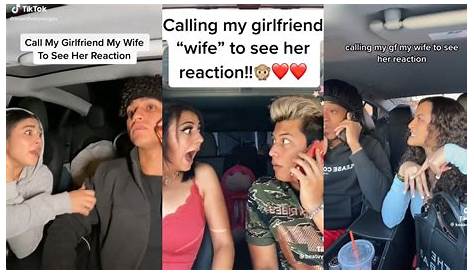 calling my girlfriend my wife to see her reaction PART 2 |2022 TikTok