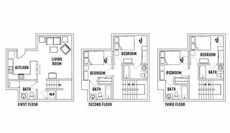 Floor Plans - Villa Camino Apartments