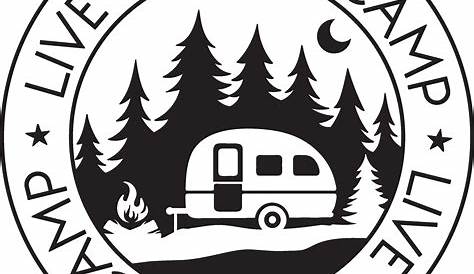 Camping sticker cute vinyl camping sticker waterproof RV | Etsy