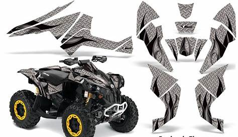 CAN AM RENEGADE (1000 800 800r 800x 500) AMAZING GRAPHICS DECALS +FREE