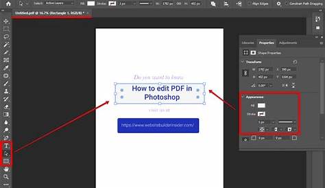 Can You Edit A Pdf In Photoshop