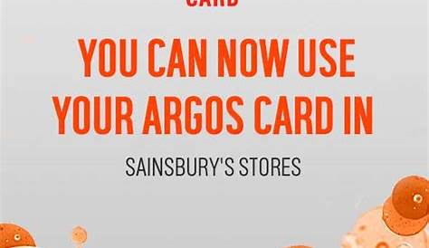 Can You Use Your Sainsbury's Discount Card In Argos?