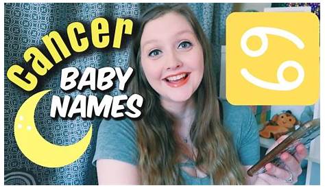 CANCER BABY NAMES ♋️ | Baby Names For The Zodiac Sign Cancer | Boy
