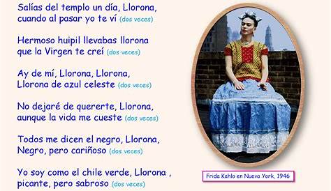 Me encanta escribir en español: Canción: La Llorona