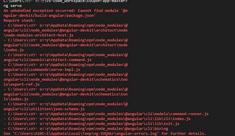 Cannot Find Module Angular Devkit Schematics Tasks