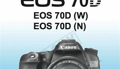 Canon Eos 70D Manual
