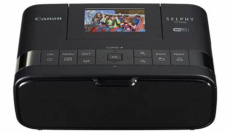 User manual Canon SELPHY CP1200 Wireless Compact Photo Printer 0599C001