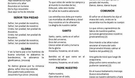 Canto de Entrada | PDF | eucaristía | Misa (liturgia)