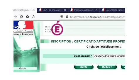 Dates d'inscription CAP AEPE 2023 - Quelle académie ? Comment s