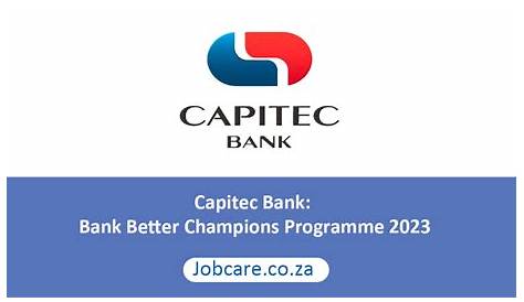 Get a Bank Better Champion Job at Capitec Bank - CareerPage.co.za