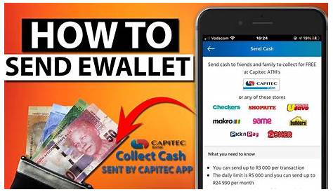 How to do cash send on capitec | how to send ewallet on capitec | Cash