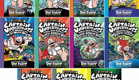 Captain Underpants Books Full Color The Adventures Of Now In The First Epic Novel By Dav Pilkey Hardback Book Excellent Condition All Novels Epic