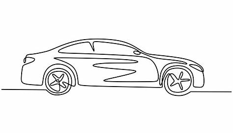 Classic Car Line Drawing at GetDrawings | Free download